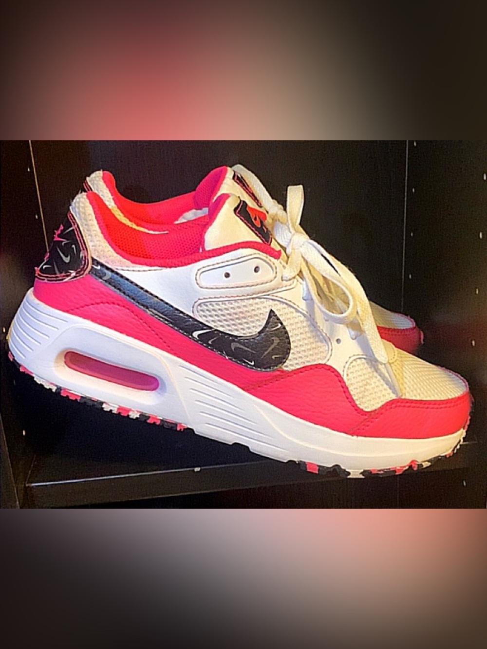 Nike Air Max SC Pink Multi Swoosh DM8078-100 Women’s Sneakers Size 7 - Picture 5 of 7